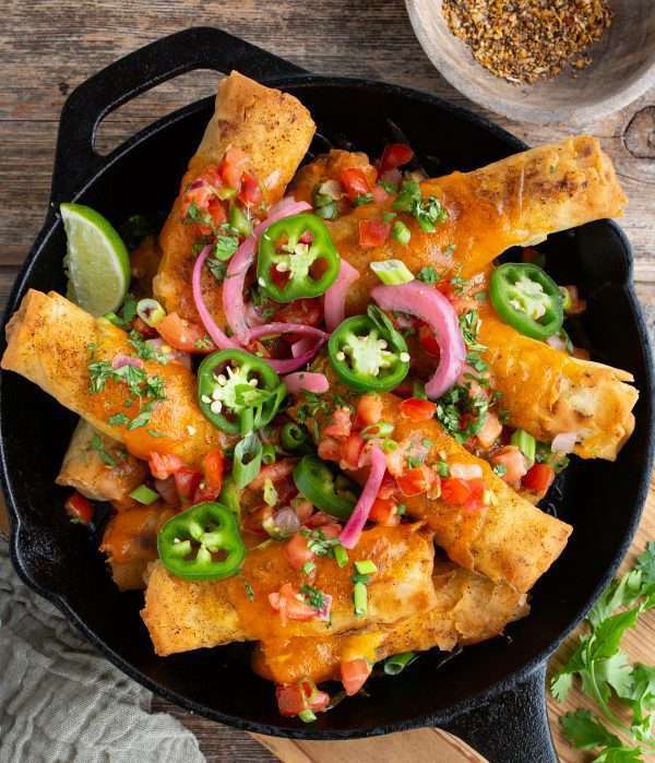 Spring Roll Nachos with Pico de Gallo | SUMM! Recipes for Appetizers